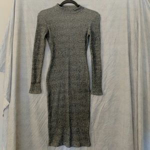 Lightweight sweater like dress heathered Grey
